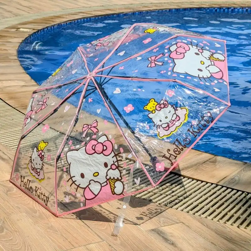 Hello Kitty Transparent Umbrella ☔️